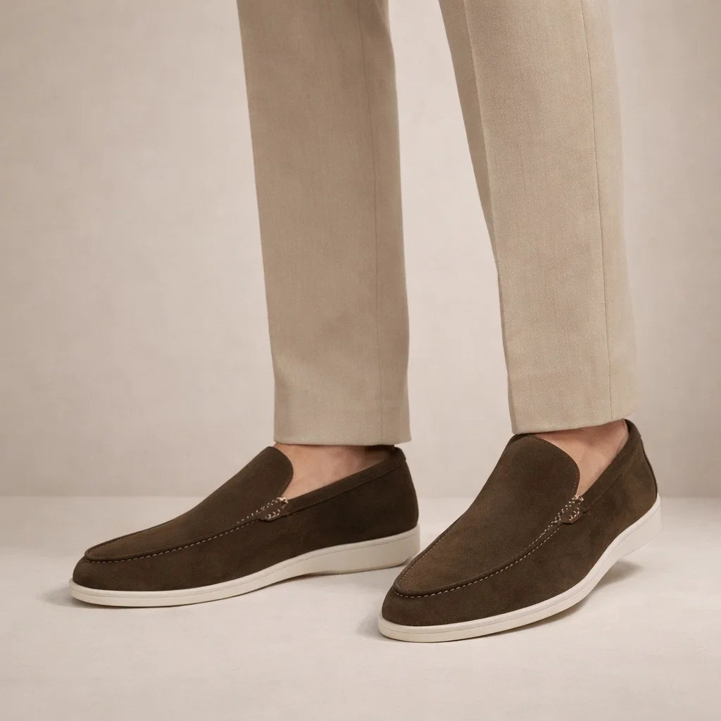 Men's Slip-On Leather Loafers 6