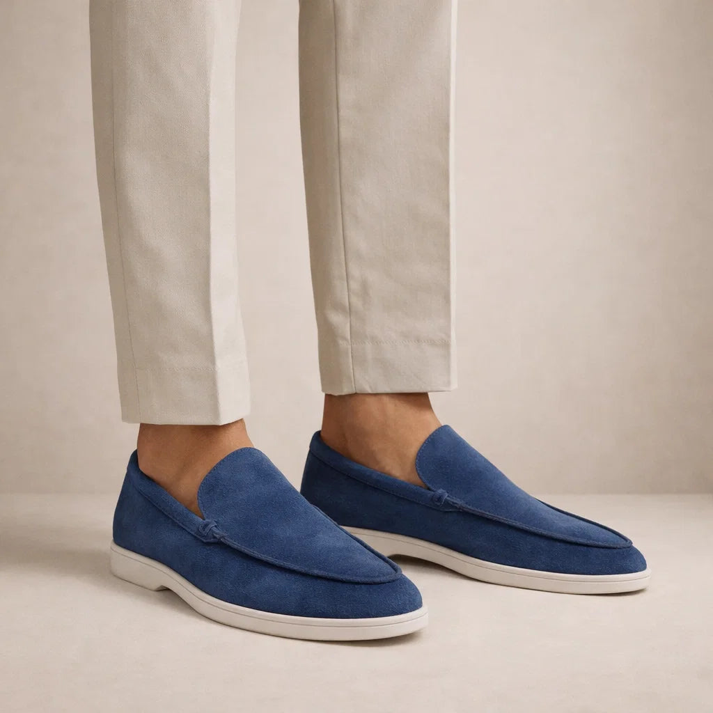 Men's Slip-On Leather Loafers 8
