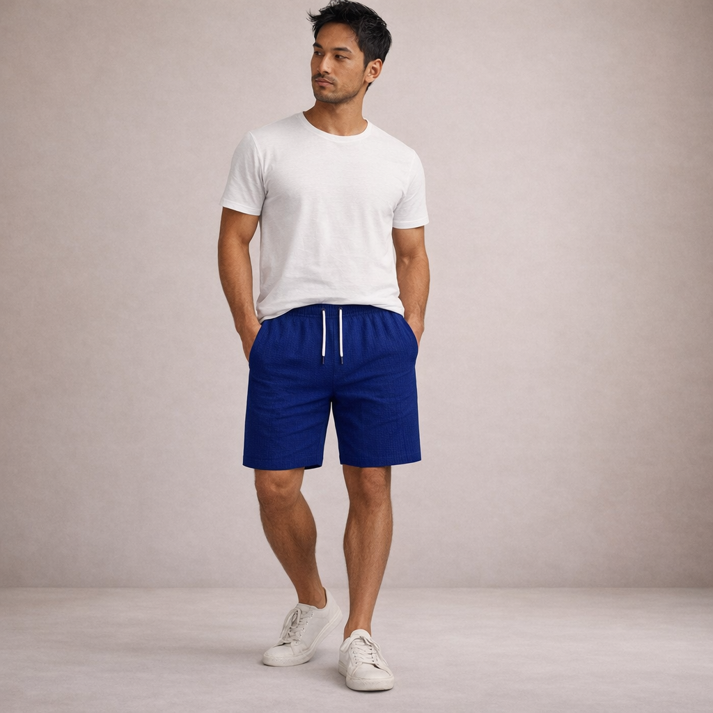 Men's Linen Shorts 9