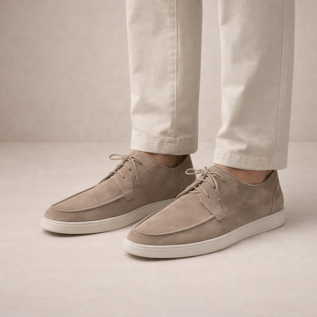 Men's Suede Lace-Up Loafers 2