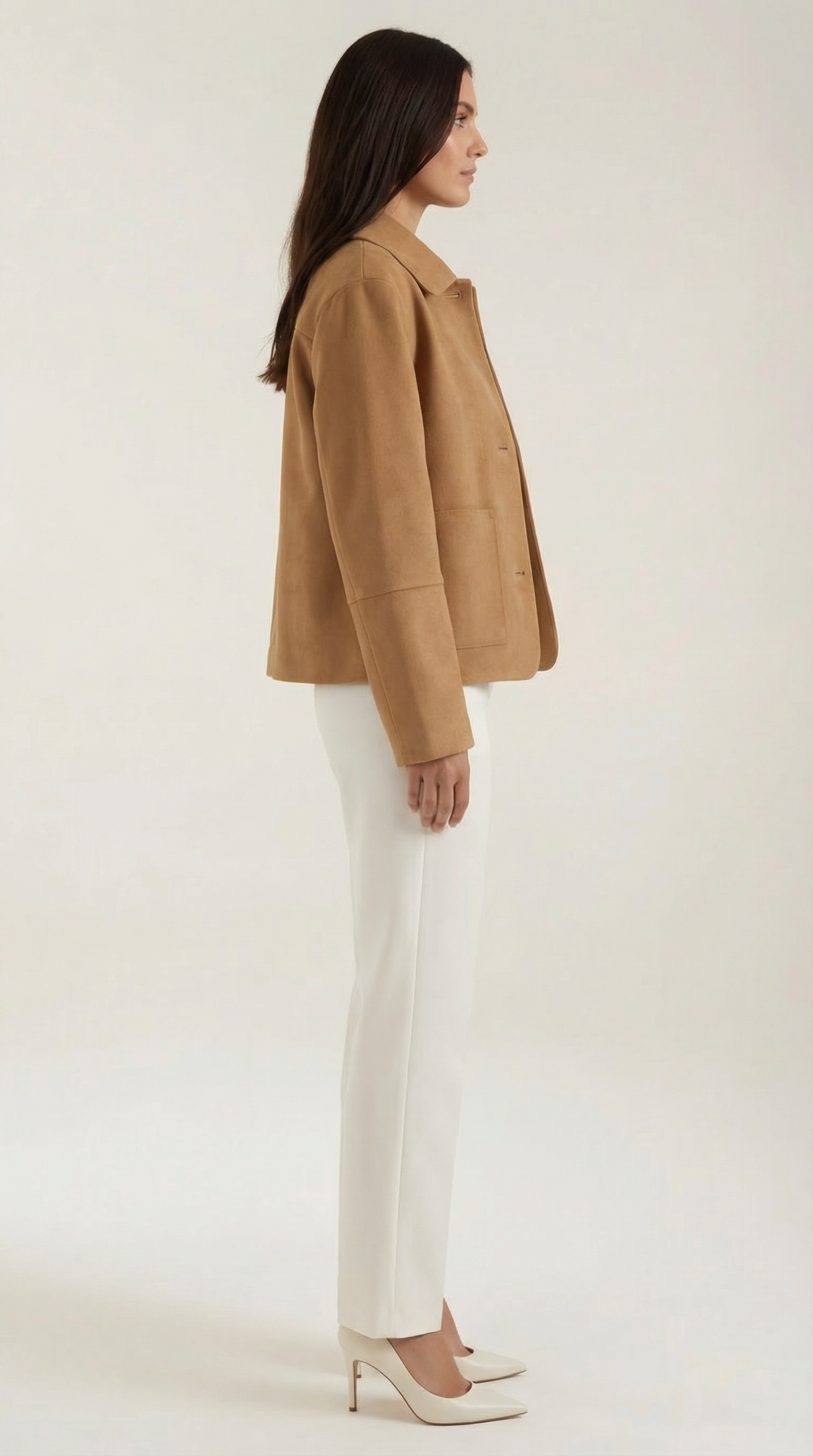 Women's Short Button Jacket 3