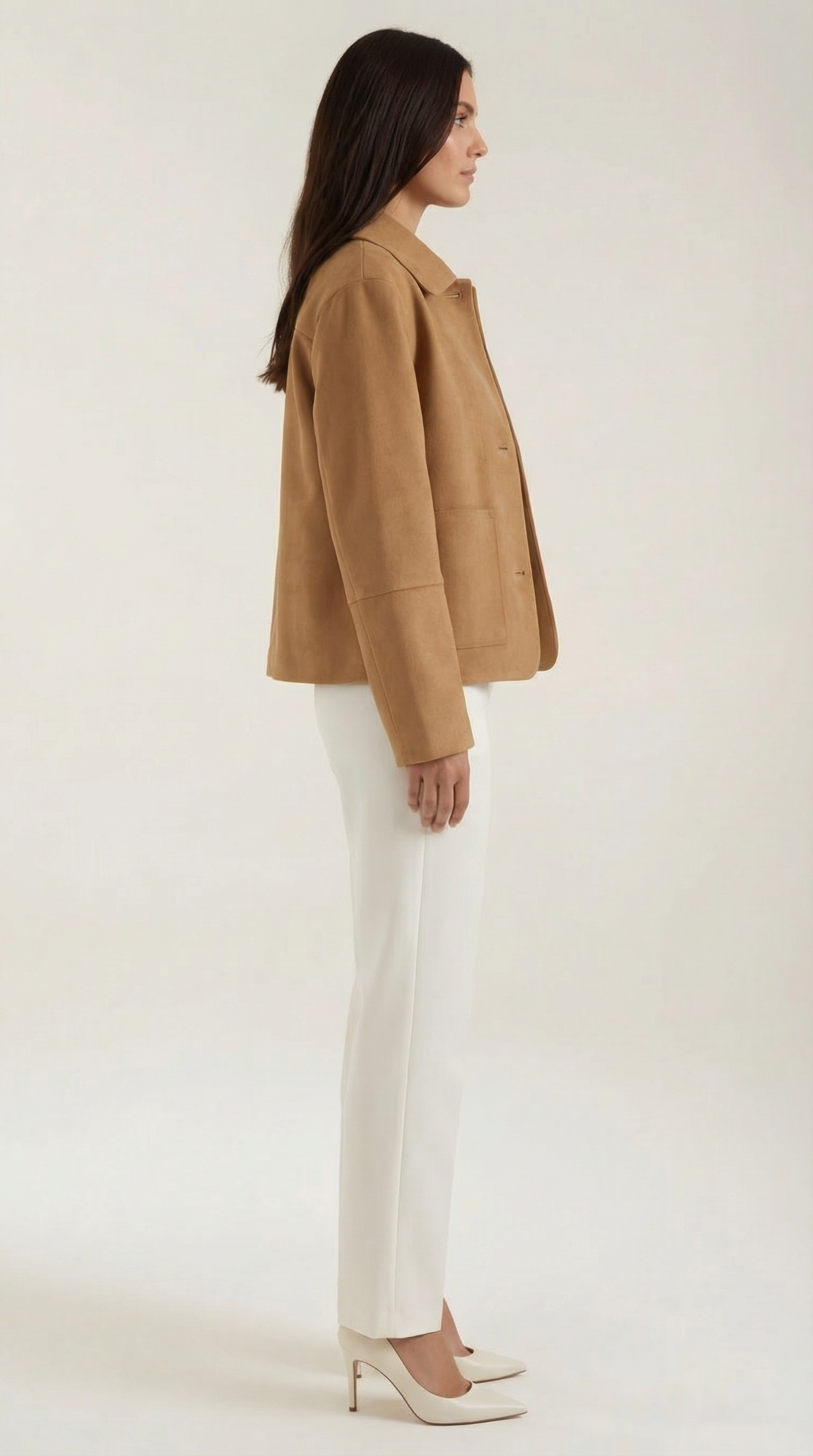 Women's Short Button Jacket 3
