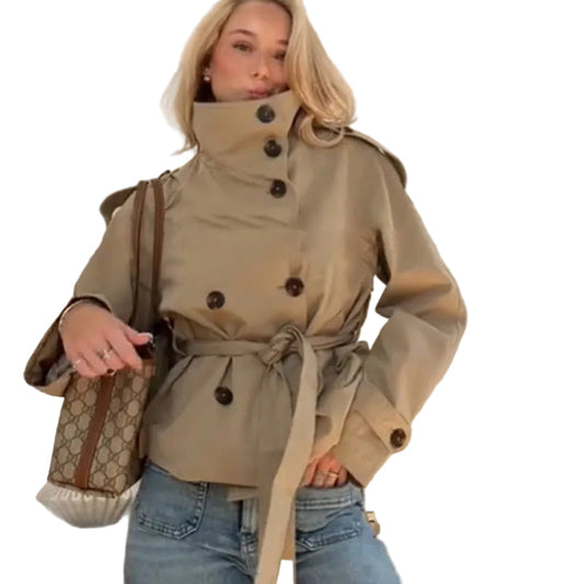 Women's Fitted Trench Coat 1